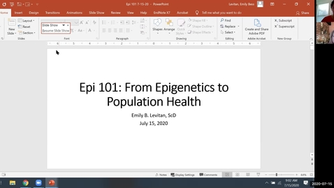 Thumbnail for Epi 101: From Epigenetics to Population Health