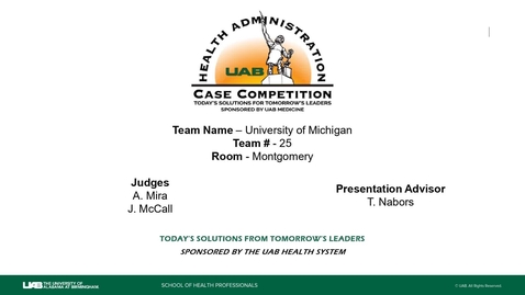 Thumbnail for Team 25 - University of Michigan
