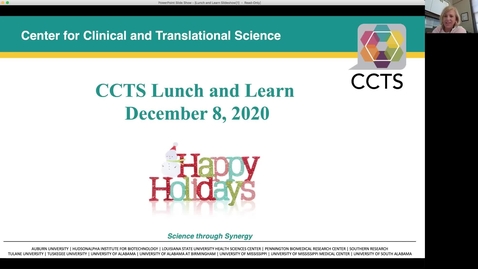Thumbnail for entry CCTS Lunch &amp; Learn December 2020