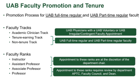 Thumbnail for Faculty Promotion &amp; Tenure - Scott Austin