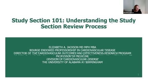 Thumbnail for CCTS TIERS: What to Expect During a Study Section Review