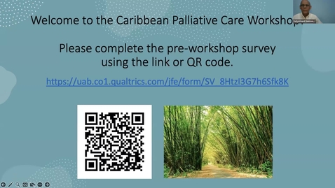 Thumbnail for entry 001 Opening remarks &amp; introduction to palliative care