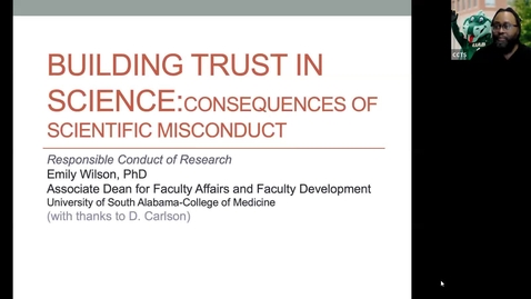 Thumbnail for CCTS TIERS: Scientific Ethics and Integrity