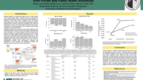 Thumbnail for entry Improving Health and the Economy through Full Insulin Coverage from Private and Public Health Insurances