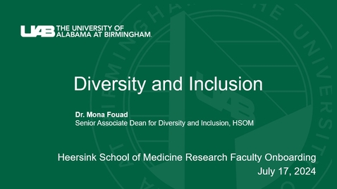 Thumbnail for Diversity and Inclusion