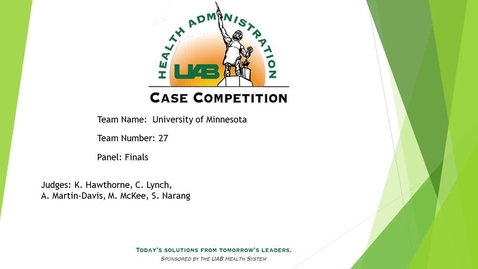 Thumbnail for Finals - Team 27 - University of Minnesota