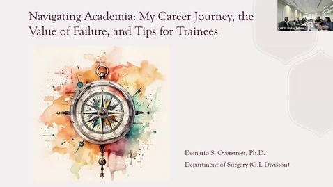 Thumbnail for "Career Journey" by Dr. Demario Overstreet