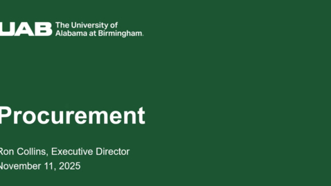 Thumbnail for Procurement - Ron Collins