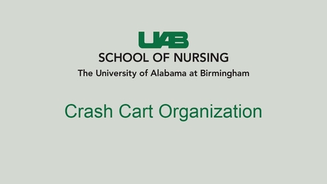 Thumbnail for Crash Cart Organization