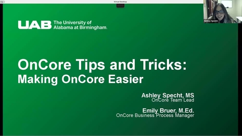Thumbnail for OnCore Tips and Tricks: Making OnCore Easier