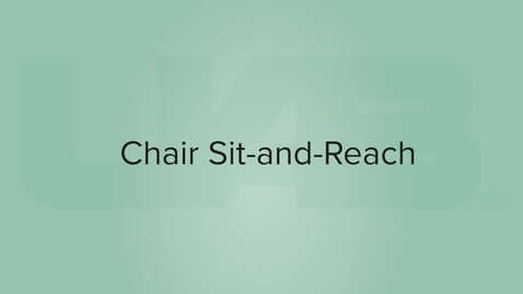 Thumbnail for Chair Sit-and-Reach