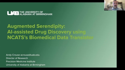 Thumbnail for NCATS Translator: Data2Discovery Gateway Special Interest  Group