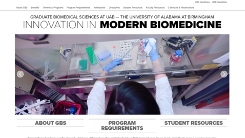 Thumbnail for entry HSOM Research Onboarding- Graduate Biomedical Sciences (GBS)