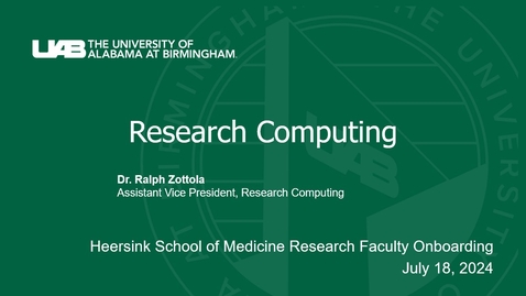 Thumbnail for Research Computing