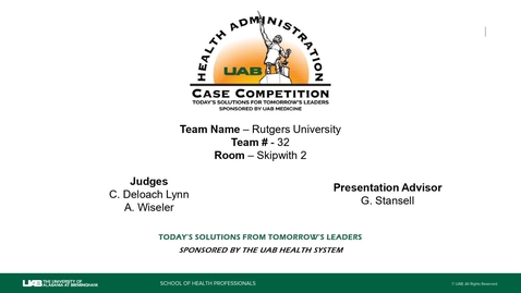 Thumbnail for Team 32 - Rutgers University