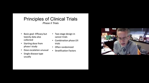 Thumbnail for entry Introduction to Experimental Therapeutics &amp; Clinical Trial Design