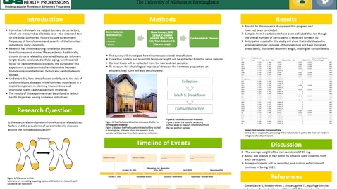 Thumbnail for Homelessness-Related Stress Factors on Cardiometabolic Diseases 