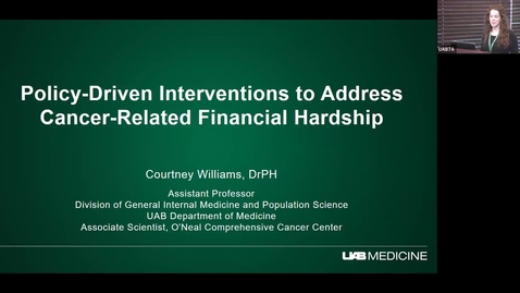 Thumbnail for November 25, 2024 - GIMPOP Grand Rounds: Courtney Williams, DrPH
