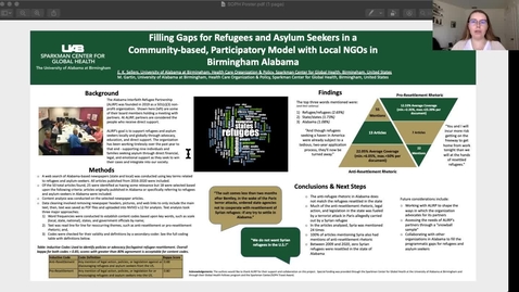 Thumbnail for entry Filling Gaps for Refugees and Asylum Seekers in a Community-based, Participatory Model with Local NGOs in Birmingham Alabama