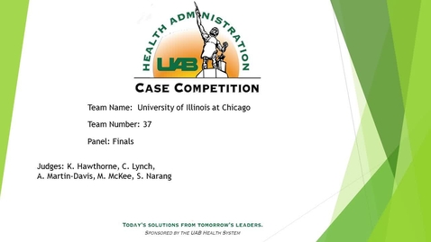 Thumbnail for Finals - Team 37 - University of Illinois at Chicago