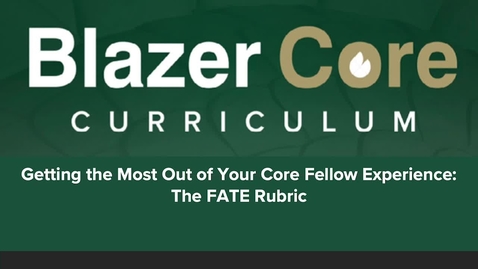 Thumbnail for Using the FATE Rubric
