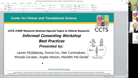 Thumbnail for Informed Consent Workshop: Best Practices