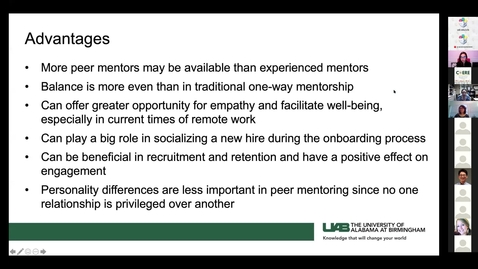 Thumbnail for Peer Mentoring Panel