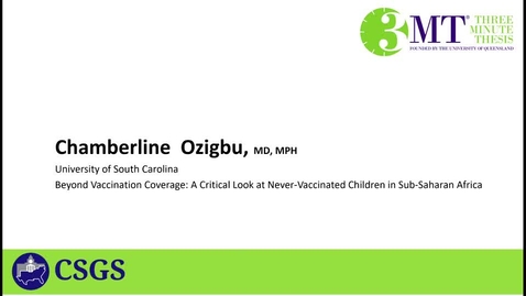 Thumbnail for entry Beyond Vaccination Coverage: A Critical Look at Never-Vaccinated Children in Sub-Saharan Africa