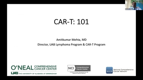 Thumbnail for entry Clinical Pearls- CAR T-Cell    Therapy 101