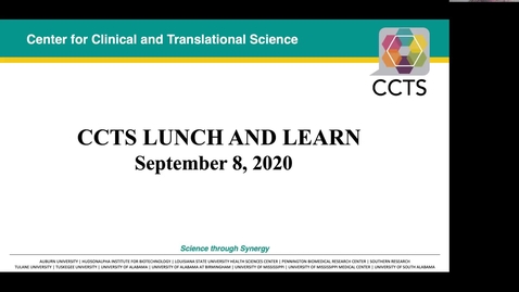 Thumbnail for CCTS Lunch &amp; Learn September 2020