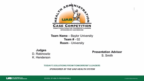 Thumbnail for Team 2 (Finalist)- Baylor University