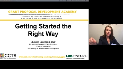 Thumbnail for Grant Proposal Development Session #1