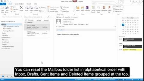 Thumbnail for What's new in Microsoft Outlook 2013?