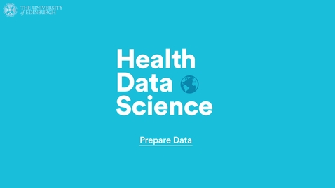 Thumbnail for Preparing Data