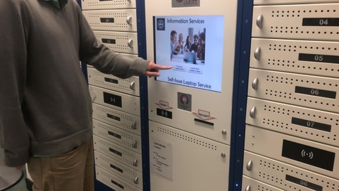 Thumbnail for A Student Borrowing a Laptop