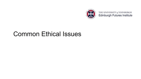 Thumbnail for Common Ethical Issues