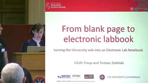 Thumbnail for 10 - From Blank Page to Electronic Labbook