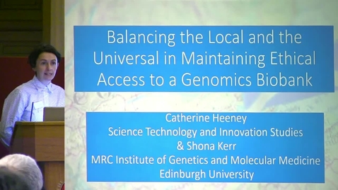 Thumbnail for 5 - Balancing the Local and the Universal in Maintaining Ethical Access to a Genomics Biobank