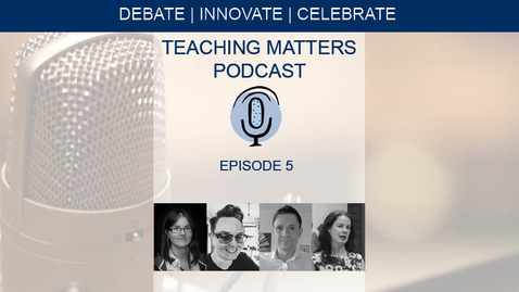 Thumbnail for Episode 5 - Blogging to enhance professional practice