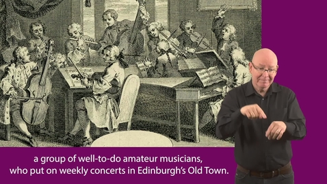 Thumbnail for Notes on a Historical Hall - British Sign Language version.