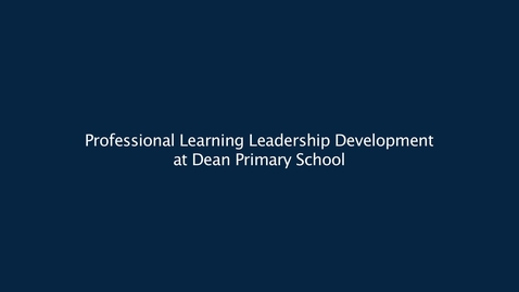 Thumbnail for Professional Learning Leadership Development at Dean Park Primary School