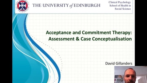 Thumbnail for entry Assessment &amp; case Conceptualisation