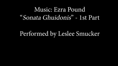 Thumbnail for entry Sonata Ghuidonis