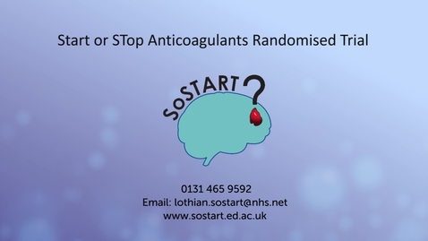 Thumbnail for SoSTART Participants