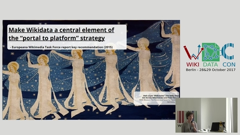 Thumbnail for Structured Data: How can Galleries, Libraries, Archives &amp; Museums grab the low hanging fruit? Europeana at WikidataCon17