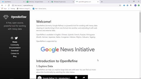 Thumbnail for OpenRefine Beginners Tutorial