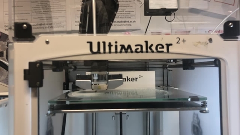Thumbnail for UCreate Machine Creating a 3D print Part 3