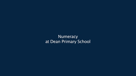 Thumbnail for entry Numeracy at Dean Park Primary School