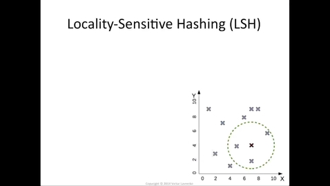 Thumbnail for Locality sensitive hashing (LSH)