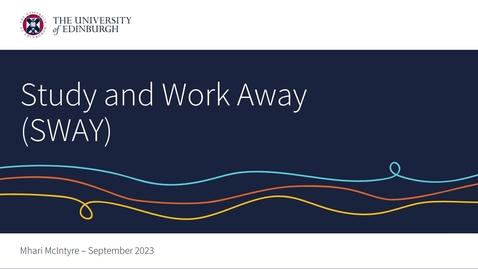 Thumbnail for Discover Careers - SWAY Presentation